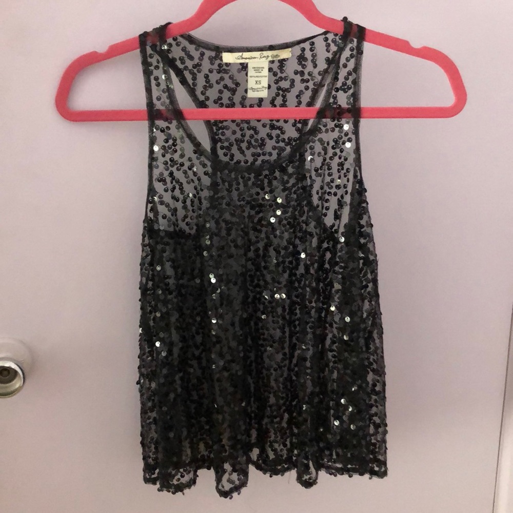 American rag sequin top